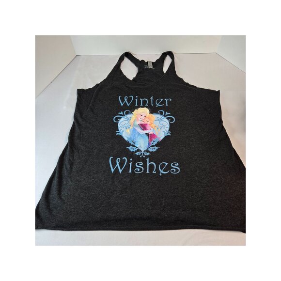 NEXT LEVEL APPAREL Darth Vader/Frozen Tank Tops Sz XXL Dark Gray - Picture 11 of 12